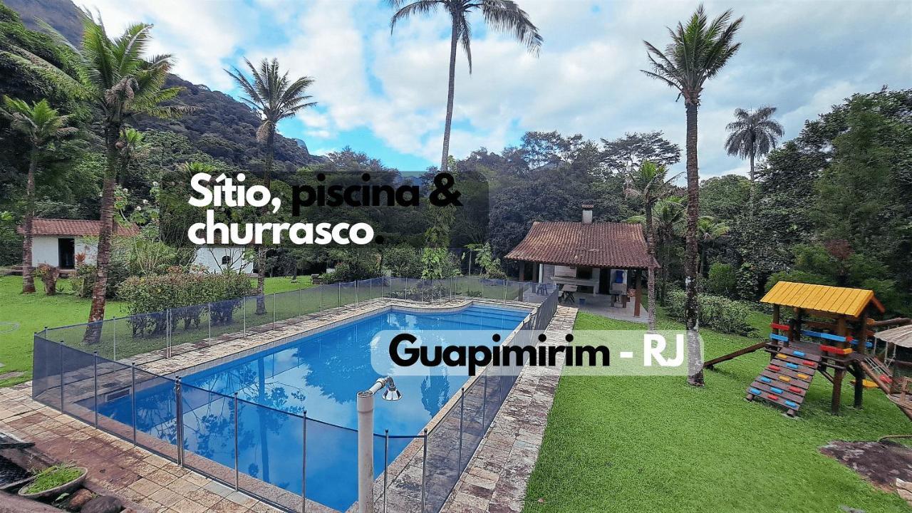 Paradisiaco, Piscina E Churrasqueira Em Guapimirim Exterior photo